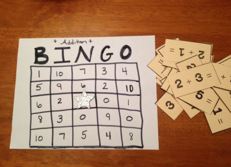 Addition Bingo