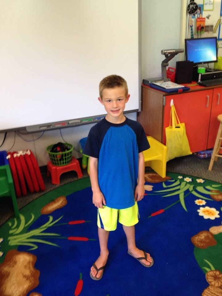 landon at school